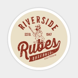 Riverside Rubes Baseball Magnet